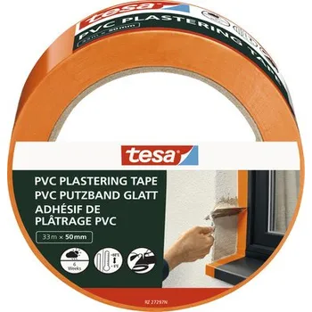 Lepicí páska PVC Omítací páska 5cm x 33m oranžová