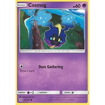 Karetní hra Pokémon SUM 064/149 Cosmog - Sun & Moon Stav: Excellent, Verze: REVERSE HOLO