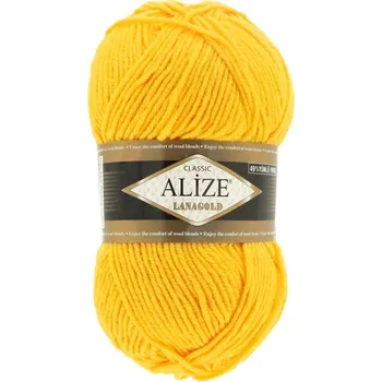 Alize Lanagold Classic 216 tmavě žlutá