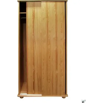 Šatní skříň Skříň 11 - masiv borovice Odstín: Borovice přírodní