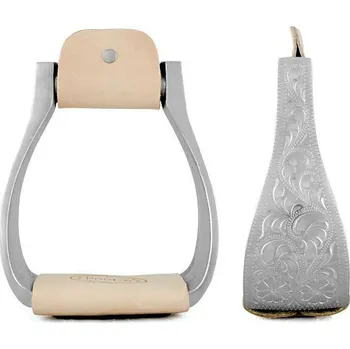 Vybavení pro koně Westernové třmeny POOL'S Roper Alu - hliníkové