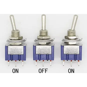 Modelová železnice Přepínač / vypínač páčkový 1 pólový - 3 polohy