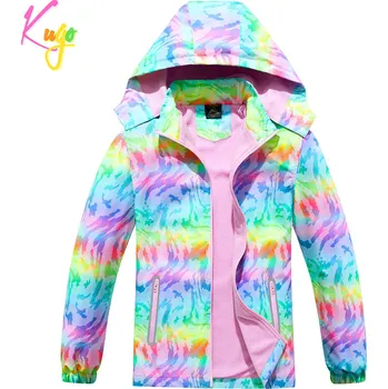 Dívčí bunda Dívčí podzimní bunda, zateplená - KUGO B2859, růžová, mix barev Barva: Mix barev, Velikost: 158