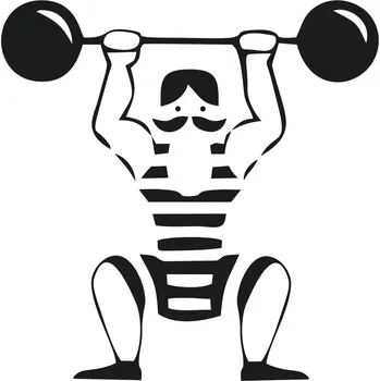 samolepka Samolepka Vzpěrač