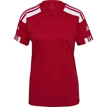 Dámský fotbalový dres adidas SQUAD 21 JSY W červená/bílá