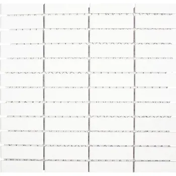 Obklad Keramická mozaika ST 320 29,1x30 cm matná bílá