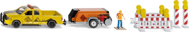 SIKU Super - RAM 1500 - údržba silnic se sbíječkou 1:50