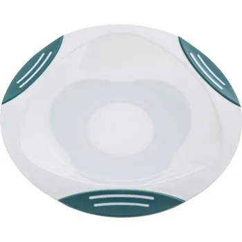 dětská jídelní sada Akuku Dětský talíř s přísavkou - tyrkysový