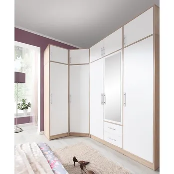 Šatní skříň SMART sb | sestava šatních skříní | 145x245 cm | sonoma/bílá