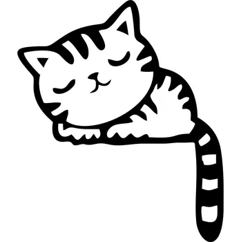 samolepka Samolepka Spící kotě