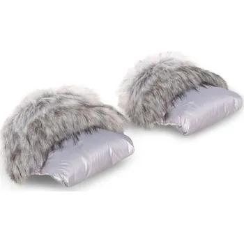 Rukávník Rukavice s kožíškem Premium Silver