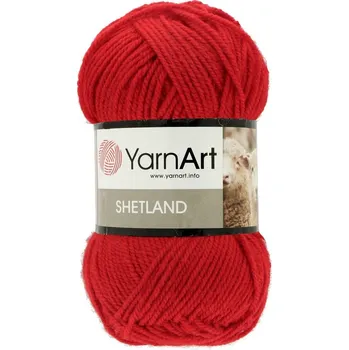 YarnArt Shetland 507 ohnivě červená