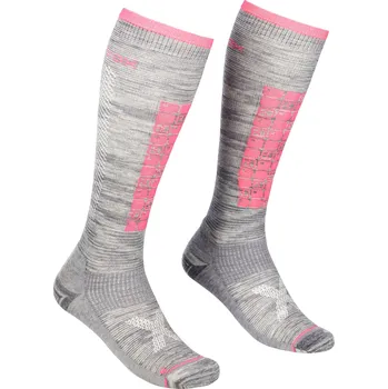 Dámské Ponožky Ortovox W's Ski Compression Long Socks Barva: Grey Blend, Velikost: 42-44