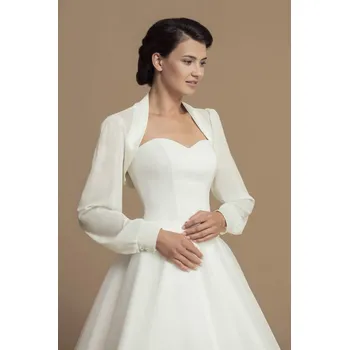 Bolerko Glara Šifonové bolerko s balonovými rukávy 947302