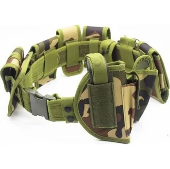 lovecké kalhoty Opasek 10 v 1 - woodland 225wd