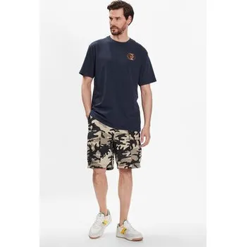 Pánské tričko DC Shoes T-Shirt Quality Goods ADYZT05235 Tmavomodrá Relaxed Fit XL