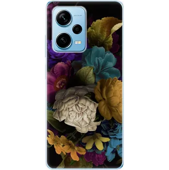 Pouzdro na mobilní telefon Silikonové pouzdro iSaprio - Xiaomi Redmi Note 12 Pro 5G / Poco X5 Pro 5G - Dark Flowers (Odolný silikonový kryt, obal, pouzdro iSaprio - Xiaomi Redmi Note 12 Pro 5G / Poco X5 Pro 5G - Dark Flowers - skvělá ochrana a pružnost, stylový UV potisk, lehkost,)