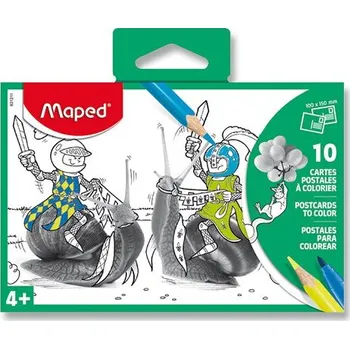 Pohlednice Maped s předlohou - mix variant či barev