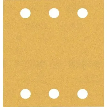 Brusný papír Brusné papíry EXPERT C470 se 6 otvory pro vibrační brusky 115 × 107 mm, P180, 10 ks BOSCH 2608900894