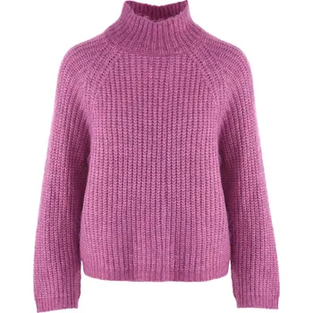 Dámský svetr PURPUROVÝ SVETR SE STOJÁČKEM Pieces