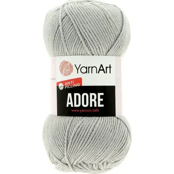 Galanterie YarnArt Adore 346 světle šedá