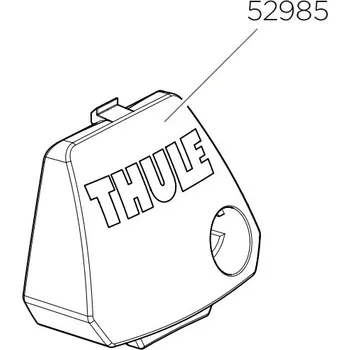 Příslušenství ke střešnímu nosiči Krytka Thule 52985 patky Thule 7104