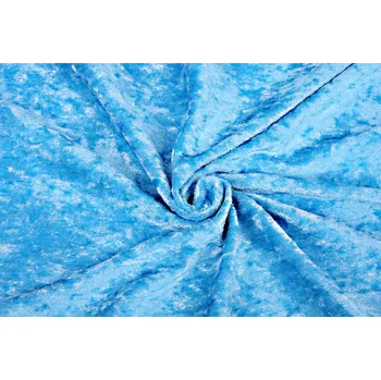 Velour de panne tyrkysový 0140/660