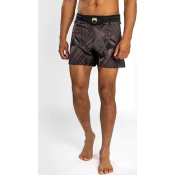 MMA MMA kraťasy Venum Tecmo 2.0 - Black/Brown Velikost: XL