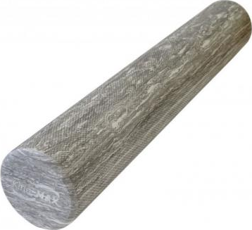 KINE-MAX PROFESSIONAL MASSAGE FOAM ROLLER - MASÁŽNÍ VÁLEC EVA FOAM 90CM - ŠEDÝ
