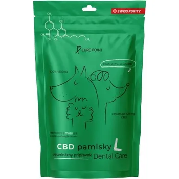 Pamlsek pro psa Curepoint CBD pamlsek Dental Care L 100 g