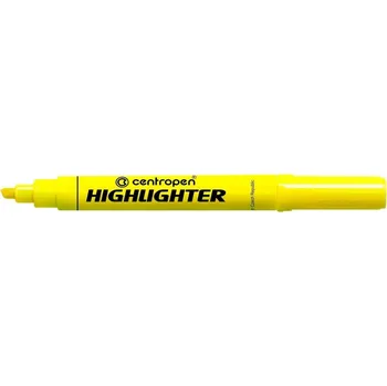 Zvýrazňovač Zvýrazňovač Centropen 8552, 1-4,6 mm, klínový hrot Barva: Modrá