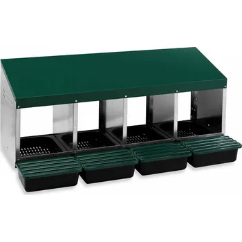 snáškové hnízdo Snáškové hnízdo pro slepice se sběrným košíkem na vejce GAUN 10103 čtyřmístné