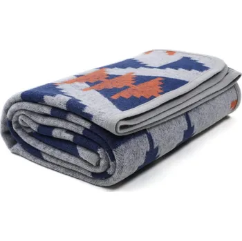 deka Vlněná, luxusní merino deka ACUSHLA,150x200cm, varianty: Šedá indiánský vzor 150x200cm