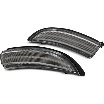 Směrový světlomet Blinkry boční LED do zrcátek, dynamické Ford Fiesta MK7 13-16 bílé