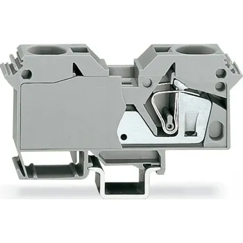 modulární přístroj a rozvaděč WAGO Svorka 285-601 2vodičová, průchozí, šedá 285-601