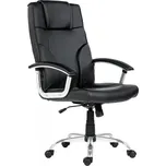 Kancelářské otočné křeslo Antares MIAMI PLUS — černá eko-kůže, nosnost 130 kg Antares