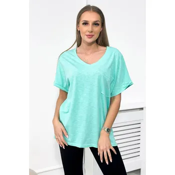 Dámské tričko Kesi Dámské tričko s krátkým rukávem Branet mátová Univerzální