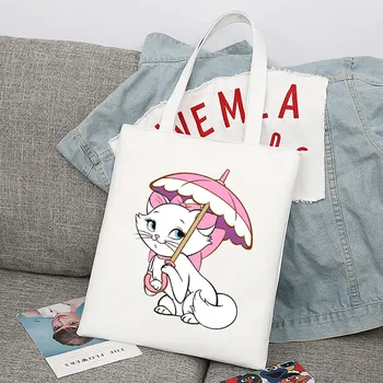 Nákupní taška Skládací taška s Disney potiskem - Bílá 20,žádný zip