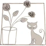 Kovový obraz - kočka K2520