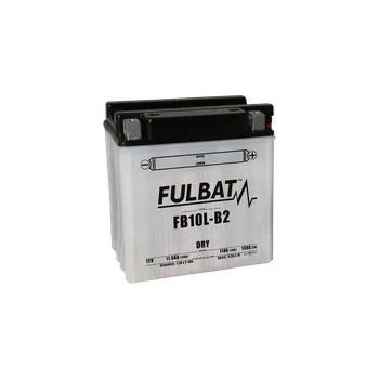 Motobaterie Konvenční motocyklová baterie FULBAT FB10L-B2 (YB10L-B2) Včetně balení kyseliny