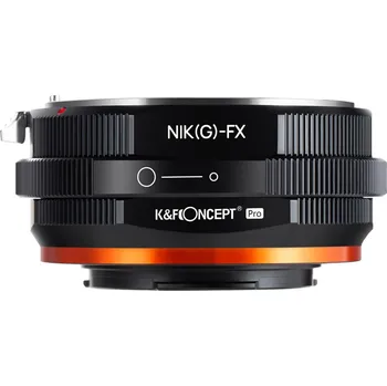 K&F Nikon NIK(G)-FX PRO high precision lens adapter (orange) K&F Concept M18115 Lens Adapter