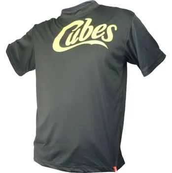 cyklistický dres HAVEN Cyklistický dres s krátkým rukávem - CUBES - černá/zelená/modrá