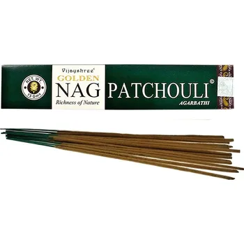 Čajovna Vykuřovadla Vijayshree GOLDEN NAG PATCHOULI vonné tyčinky