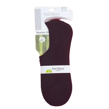 Dámské ponožky Ťapky Emi Ross bílé 3ks do tenisek Barva: Černá, Velikost: 39-42