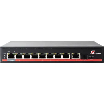 Switch GETFORT POE SWITCH 8+1+SFP Gigabit Ethernet 120W