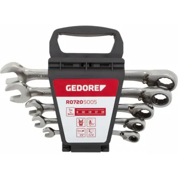 Klíč GEDORE red Combination Ratchet open-end Spanner Set 5-pieces