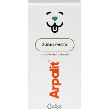 Péče o psí chrup Arpalit Care zubní pasta s rostlinnými složkami 50 ml