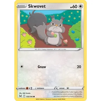 Karetní hra Pokémon karta Skwovet 150/196 - Lost Origin