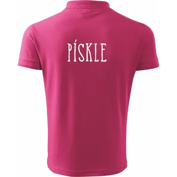 Pískle - Polokošile pánská Pique Polo 203 - 5XL ( Purpurová )