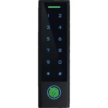 Zabezpečovací technika Biometrická klávesnice Smart TTLock CF3 IP66, kovová, (BLE + relé) se čtečkou čipů Mifare Classic a Desfire a otisků prstů, černá, pro přístupový systém